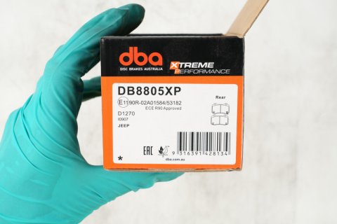 DBA 12-21 Jeep Grand Cherokee SRT XP Performance Rear Brake Pads thumbnail 2