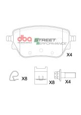 DBA 2018+ Mercedes-Benz A250 Street Series Rear Brake Pads thumbnail 1