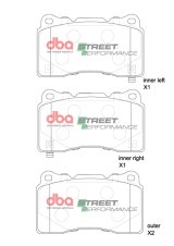DBA 2022+ Honda Civic Type-R (FL5) SP Performance Front Brake Pads thumbnail 5