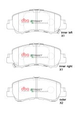 DBA 2017+ Mitsubishi Eclipse Cross SP Performance Front Brake Pads thumbnail 5