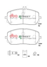 DBA 2020+ Mercedes-Benz CLA35 AMG 4Matic SP Performance Front Brake Pads thumbnail 1