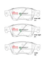 DBA 14-16 Infiniti Q60 S SP Performance Front Brake Pads thumbnail 5