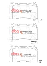 DBA 2022+ Honda Civic Type-R (FL5) XP Performance Front Brake Pads thumbnail 5