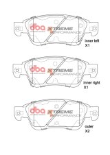 DBA 07-09 Infiniti G37 S XP Performance Front Brake Pads thumbnail 5