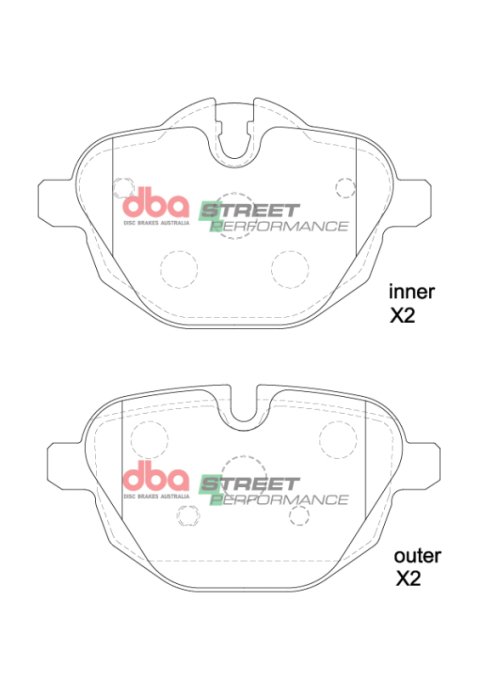 DBA 11-17 BMW 528i SP Performance Rear Brake Pads