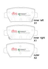 DBA 2018+ Mitsubishi Eclipse Cross SP Performance Rear Brake Pads thumbnail 1