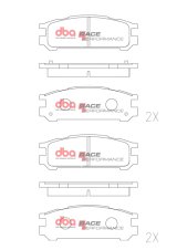 DBA 98-04 Subaru Impreza WRX RP Performance Rear Brake Pads thumbnail 5
