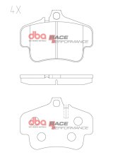 DBA 97-13 Porsche 911 996/99 RP Performance Rear Brake Pads thumbnail 5