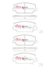 DBA 19-22 Hyundai Veloster RP Performance Front Brake Pads thumbnail 1