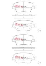 DBA 19-22 Hyundai Veloster RP Performance Rear Brake Pads thumbnail 5