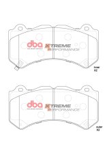 DBA 18-22 Jeep Grand Cherokee Trackhawk XP Performance Front Brake Pads thumbnail 1