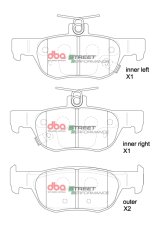 DBA 19-22 Mazda 3 SP Performance Rear Brake Pads thumbnail 5