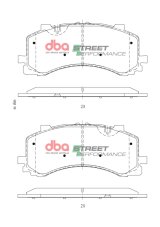 DBA 2019+ Audi S6 SP Performance Front Brake Pads thumbnail 1