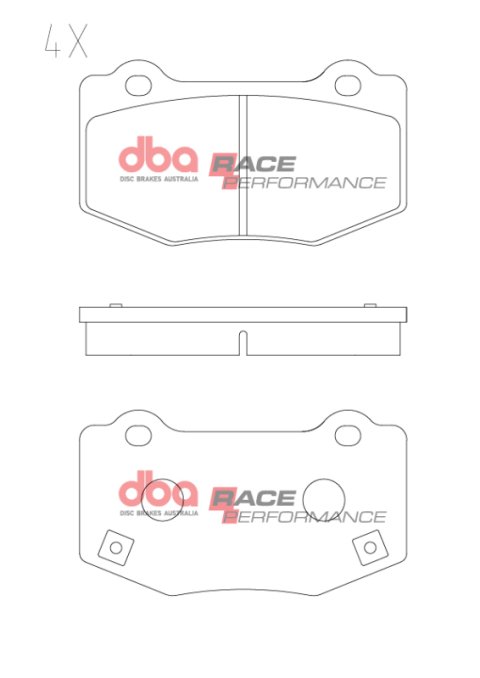 DBA 16-24 Chevrolet Camaro SS (w/Brembo Calipers) RP Performance Rear Brake Pads