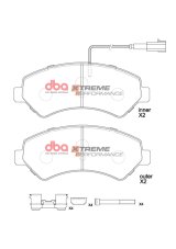 DBA 14-23 Ram ProMaster 1500 XP Performance Front Brake Pads thumbnail 6