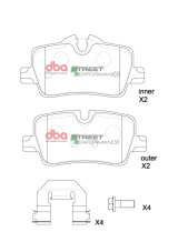 DBA 2021+ BMW 420i SP Performance Rear Brake Pads thumbnail 1