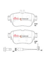 DBA 20-21 Mercedes E300 XP Performance Rear Brake Pads thumbnail 6