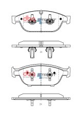 DBA 12-18 Audi A6 Street Series Front Brake Pads thumbnail 5