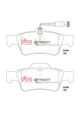 DBA 03-14 Mercedes-Benz CL500 SP Performance Rear Brake Pads thumbnail 5