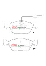 DBA 2014 Tesla S SP Performance Front Brake Pads thumbnail 1