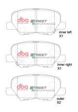 DBA 14-17 Mazda 3 SP Performance Rear Brake Pads thumbnail 1