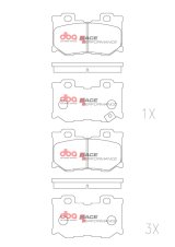 DBA 09-20 Nissan 370Z RP Performance Rear Brake Pads thumbnail 1