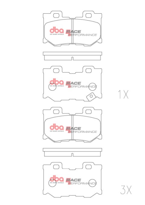 DBA 09-20 Nissan 370Z RP Performance Rear Brake Pads