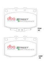 DBA 86-95 Mazda RX-7 (5 Lug) SP Performance Front Brake Pads thumbnail 5