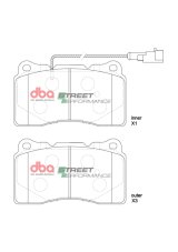 DBA 14-16 Maserati Ghibli (w/345mm Front Rotor) SP Performance Front Brake Pads thumbnail 1