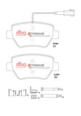 DBA 15-16 Maserati Quattroporte (w/360mm Front Rotor) XP Performance Rear Brake Pads thumbnail 1
