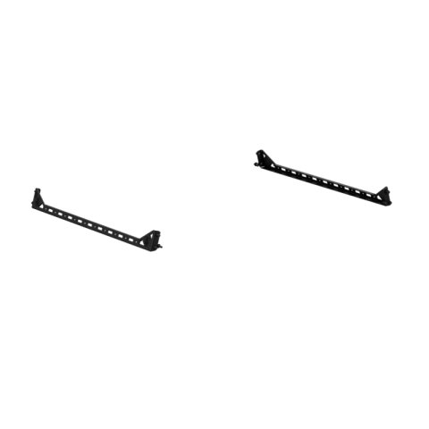 Road Armor 2007+ Toyota Tundra 5-1/2-6ft Bed TRECK Adj Bed Rack w/Brackets/Strap/Rails - Blk (Bundled Kit) thumbnail 1
