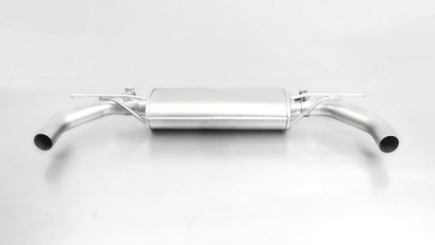 Remus 2017 Volkswagen GTI Mk VII Axle Back Exhaust w/Connection Tube/Silencer/Blk Chrm Tail Pipe Set (Bundled Kit)