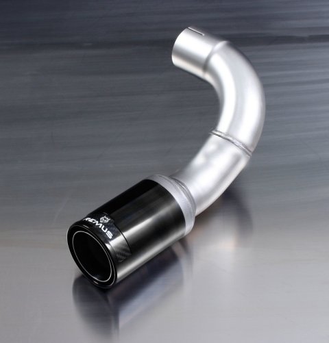 Remus 2014 BMW M235I F22 Coupe 3.0L Sport Centered Exhaust w/Black Chrome Tail Pipe Set (1x rms088914 0500, 1x rms087011 1683CB)
