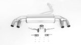 Remus 2017 Volkswagen Golf R Mk VII (Facelift Model) Axle Back Exhaust w/Black Chrome Tail Pipe Set (1x rms956517 1500, 4x rms0006 98CBR) thumbnail 2