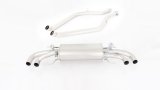 Remus 2016 Alfa Romeo Giulia Quadrifoglio 2.9L Axle Back Exhaust w/Conn Tubes/Chrome Tail Pipe Set (Bundled Kit) thumbnail 3