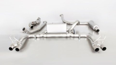 Remus 2015 Honda Civic Type-R Type Fk2 2.0T Axle Back Exhaust w/Front Section/Carbon Tail Pipe Set (Bundled Kit) thumbnail 1