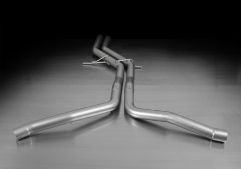 Remus 2007 Audi S5 Quattro Coupe (B8) 4.2L V8 Sport Exhaust Left w/84mm Tail Pipe Set/Frt Silencer (Bundled Kit)