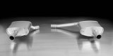 Remus 2008 Audi A4 B8 1.8L/2.0L TDI Axle Back Exhaust w/Polished Tail Pipe Set (1x rms048208 0500LR, 2x rms0006 98CR) thumbnail 1