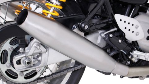 Remus 2016 Triumph Thruxton 1200 (Euro 4) Tapered Stainless Steel Slip On - Left & Right Side (1x rms7502 918516L, 1x rms7502 918516R)