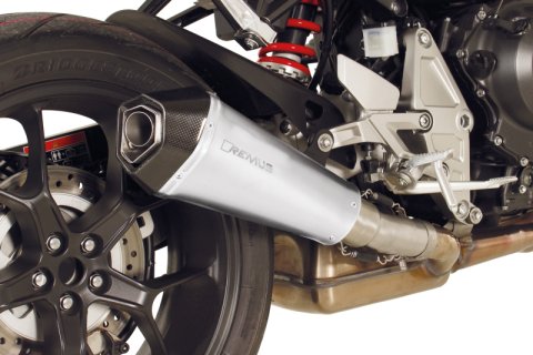 Remus 2018 Honda CB 1000 R SC80 107 kW (Euro 4) Hypercone Stainless Steel Slip On w/Connection Tube (1x rms0105 257118, 1x rms6582 257118)