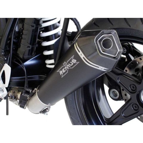 Remus 2016 BMW R nineT Hypercone Black Slip On w/Connection Tube (1x rms0108 087516, 1x rms6782 100760L)
