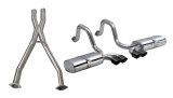 Corsa 97-04 Chevrolet Corvette (C5) 2.5in Sport Cat-Back Exhaust - 4in Black Twin Tips thumbnail 1