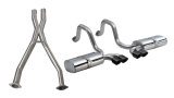 Corsa 97-04 Chevrolet Corvette (C5) 2.5in Sport Cat-Back Exhaust - 4in Black Twin Tips thumbnail 5