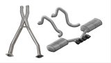 Corsa 97-04 Chevrolet Corvette (C5) 2.5in Sport Cat-Back Exhaust - 3.5in Black Tigershark Tips thumbnail 2