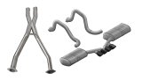 Corsa 97-04 Chevrolet Corvette (C5) 2.5in Sport Cat-Back Exhaust - 3.5in Black Tigershark Tips thumbnail 4