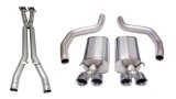 Corsa 06-11 Chevrolet Corvette C6 Z06/ZR1 Sport Cat-Back Dual Rear Exit w/ Twin 4.0in Black Tips thumbnail 1