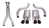 Corsa 06-11 Chevrolet Corvette C6 Z06/ZR1 Sport Cat-Back Dual Rear Exit w/ Twin 4.0in Black Tips thumbnail 9