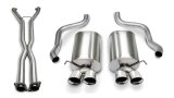 Corsa 06-08 Chevrolet Corvette C6 (A/T) 2.5in Sport Cat-Back Exhaust - 3.5in Black Twin Tips thumbnail 1