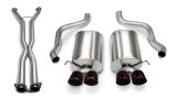 Corsa 06-08 Corvette C6 Sport Cat-Back Dual Rear Exit w/ 3.5in Black PVD Tips thumbnail 1
