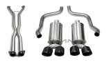Corsa 05-08 Chevrolet Corvette (C6) 2.5in Xtreme Cat-Back Exhaust - 3.5in Black Twin Tips thumbnail 1